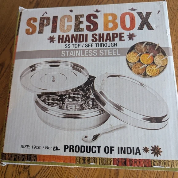 Stainless Steel Spice Box New In Box. - Picture 3 of 7